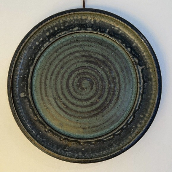 Jim Hanger Other - 1997 Jim "Hanger" Staunton, Virginia Studio Pottery Stoneware Charger Plate 13"